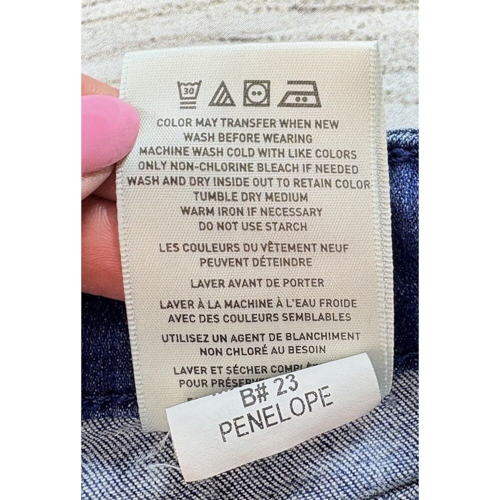 Ariat Denim Women’s Trouser Mid Rise Flare Penelope Jeans Raw Hem Size 31R - Picture 9 of 11